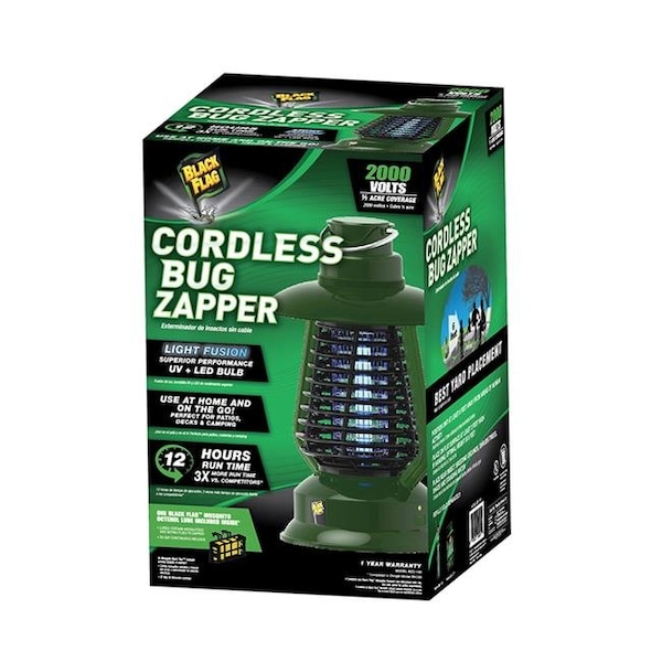 Black Flag Black Flag 7008381 0.5 acre Cordless Outdoor Bug Zapper - 7008381