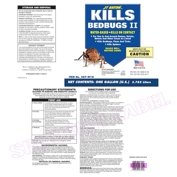 Stick-A-Fly JT Eaton KILLS II Insect Killer Liquid 1 gal - 207-W1G