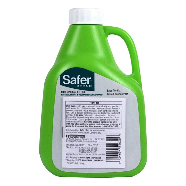 Safer Safer Brand Caterpillar/Worm Killer 16 oz - 5163-6