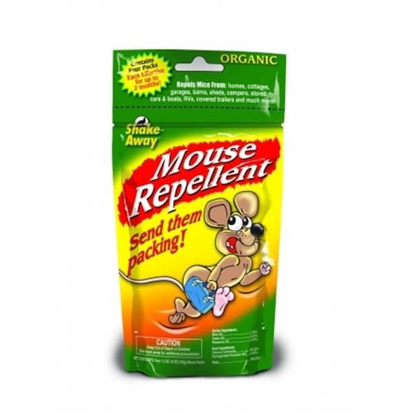 Shake Away Shake-Away SHAKE4152424 Mouse Repellent Pack 4-1.5oz - SHAKE4152424