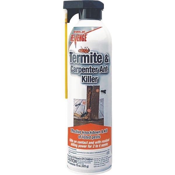 Bonide Products Revenge 15 Oz. Aerosol Spray Termite & Carpenter Ant Killer - 4623