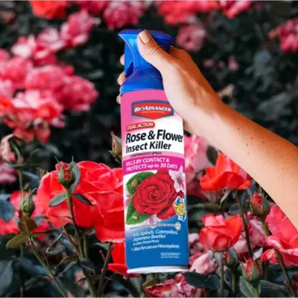 Bayer BioAdvanced Dual Action Rose and Flower Insect Killer Continuous Spray 15.7 oz - 701330A
