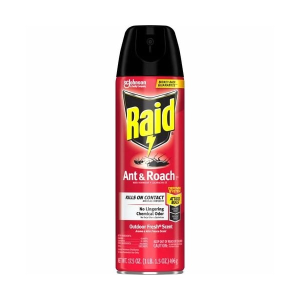 Sc Johnson Ant And Roach Spray, Outdoor Fresh, 17.5 oz, Multi - SJN366000