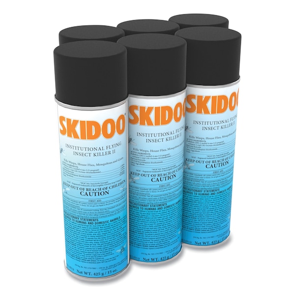 Diversey Skidoo Institutional Flying Insect Killer, 15 oz Aerosol, PK6 - 5814919