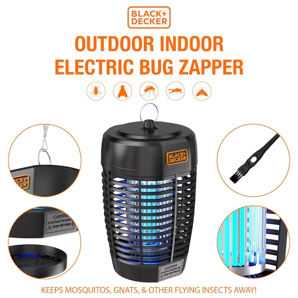 Black & Decker Bug Zapper Indoor and Outdoor Mosquito Repellent and Fly Traps - BDXPC977