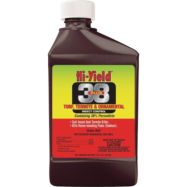 Hi-Yield 38 Plus 16 Oz. Concentrate Turf, Termite, & Ornamental Insect Killer - 31331