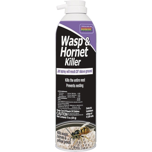 Bonide Products Revenge 15 Oz. Liquid Aerosol Spray Wasp & Hornet Killer - 4653
