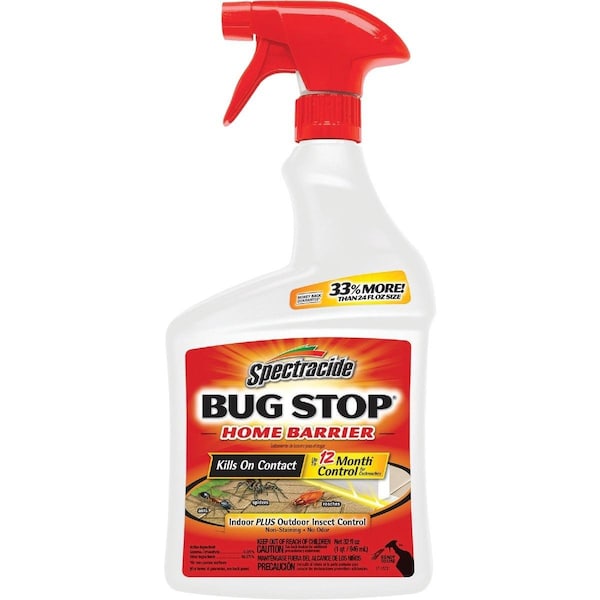 Spectracide Bug Stop Home Barrier 32 Oz. Ready To Use Trigger Spray Insect Killer - HG-96427