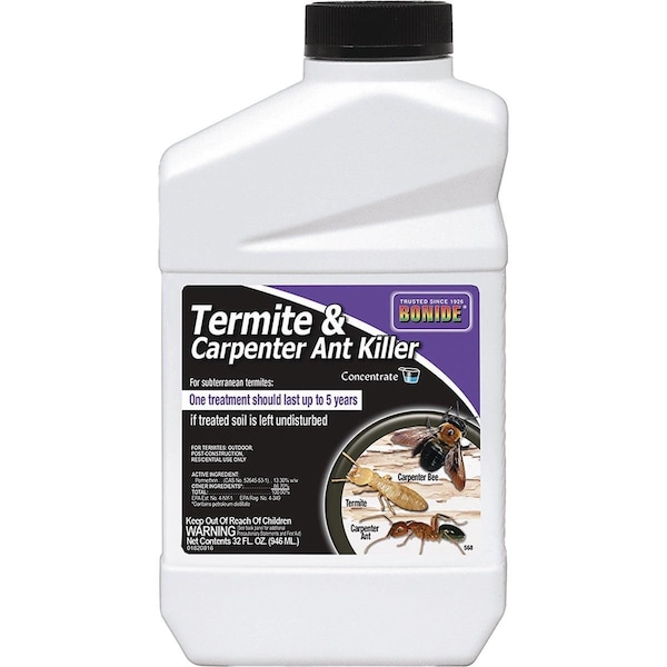 Bonide Products 32 Oz. Concentrate Outdoor Termite & Carpenter Ant Killer - 4617