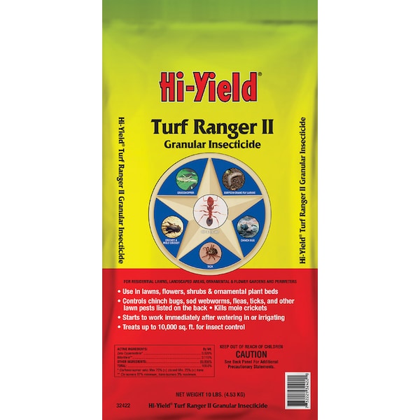 Hi-Yield Hi-Yield Turf Ranger II Insect Killer Granules 10 lb - 32422