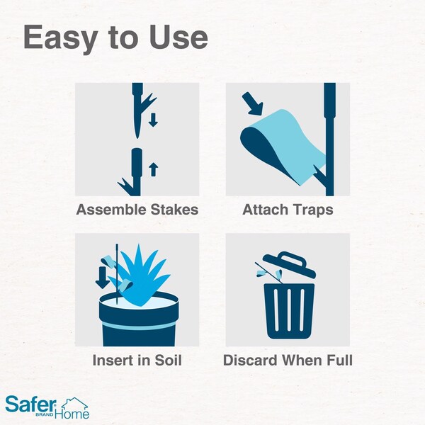 Safer Brand Safer Brand Houseplant Sticky Stakes 16 pk - 5026