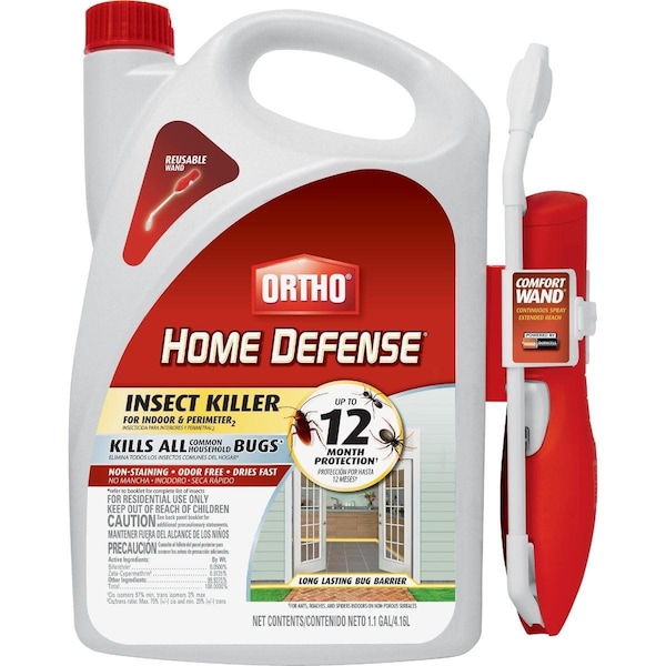 Ortho Home Defense 1.1 Gal. Ready To Use Wand Sprayer Indoor & Perimeter Insect Killer - 0220910