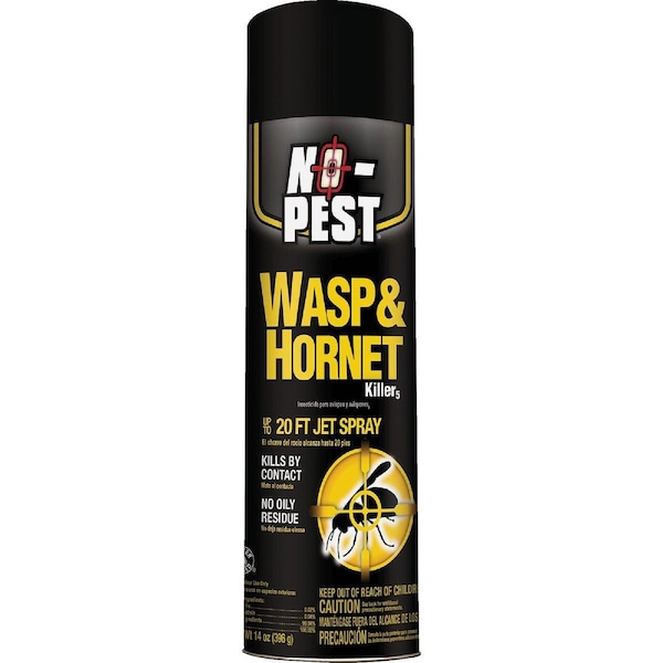 No-Pest 14 Oz. Liquid Aerosol Spray Wasp & Hornet Killer - HG-41331