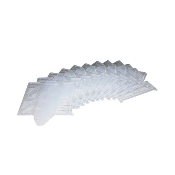 Pestwest Usa Llc PestWest Replacement Demi-Diamond Clear Plastic Station, 50/Box - 110-000168