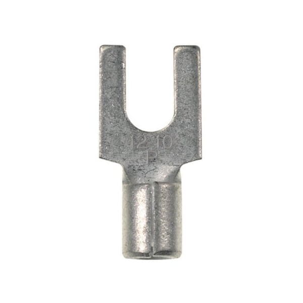 Terminal de horquilla no aislado de 18-14 AWG para tornillo #8, paquete de 100 - P14-8F-C