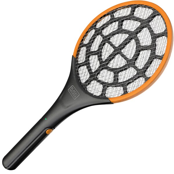 Black & Decker Battery Powered Bug Zapper Electric Fly Mosquito Swatter Racket- Non Toxic, Safe for Kids & Pets - BDXPC974