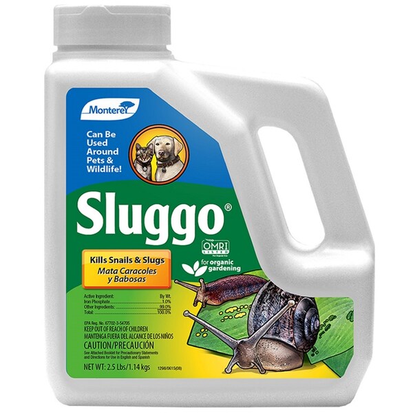 Sluggo Monterey Sluggo Slug and Snail Killer 2.5 lb - LG 6500