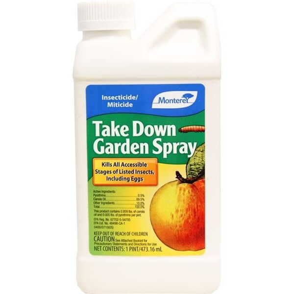 Ddupleks Usa BFG2 MLGNLG6240 Monterey Take Down Garden Spray Pyrethrin & Canola - MLGNLG6240