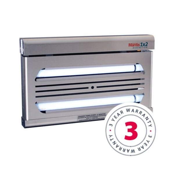 Pestwest Usa Llc PestWest Mantis 1X2 Discretion Fly Light - Stainless Steel - 125-000314