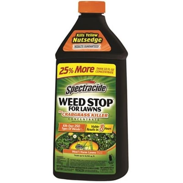 Heckers Interline 2479922 40 oz Spectracide Weed Stop for Lawns Plus Crabgrass Killer; Concentrate - 2479922