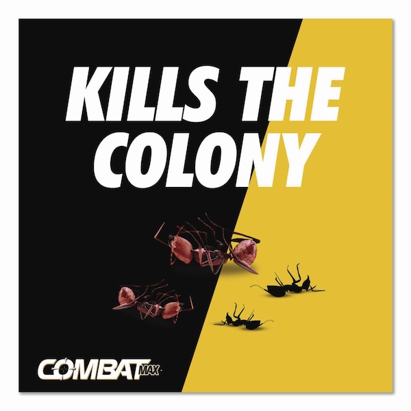 Combat Max 2-in-1 Ant Bait, 4/Pack, 8 Packs/Carton, 8PK - 23400 07172