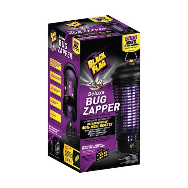 Black Flag Black Flag 7008376 1.5 acre 40 watt Black Flag Deluxe Outdoor Bug Zapper - 7008376