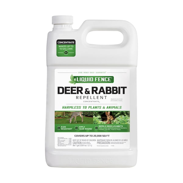 Liquid Fence Liquid Fence Animal Repellent Concentrate For Deer and Rabbits 1 gal - HG-70111