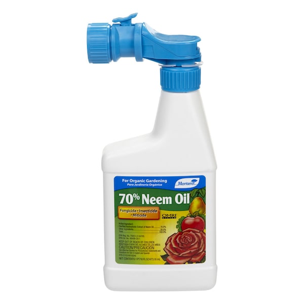 Monterey Lawn & Garden Monterey 70% Neem Oil Organic Insect Killer Liquid Concentrate 1 pt - LG 6145