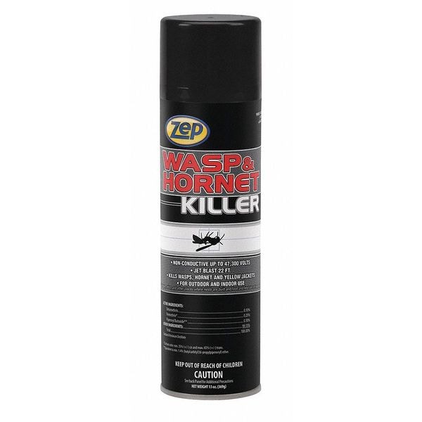 Zep 13 oz. Aerosol Indoor/Outdoor Wasp and Hornet Killer, PK12 - 028401