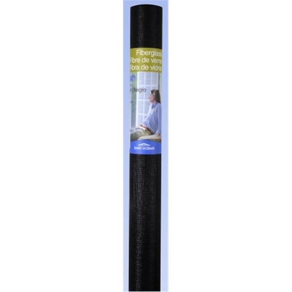 Saint Gobain Saint Gobain FCS8558-M 36 in. X 7 ft. Black Fiberglass Insect Screen - FCS8558-M