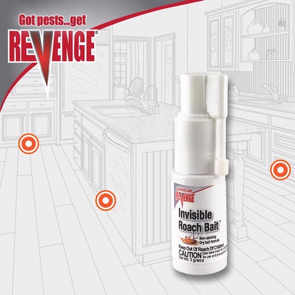 Bonide Products Revenge Invisible Roach Bait 3 gm - 46406
