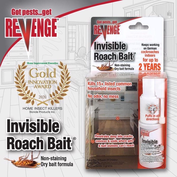 Bonide Products Revenge Invisible Roach Bait 3 gm - 46406