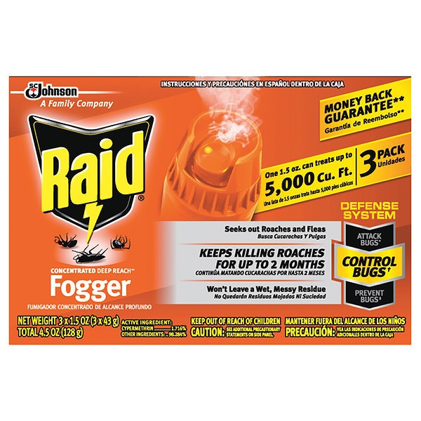 Raid Concentrated Deep Reach Fogger, 1.5, PK12 - 305690 / 695500