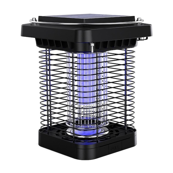 Fresh Fab Finds Solar Bug Zapper: Powerful, Waterproof, Indoor/Outdoor - 1076Sq.Ft Range, Insect Killer - FFF-GPCT3962