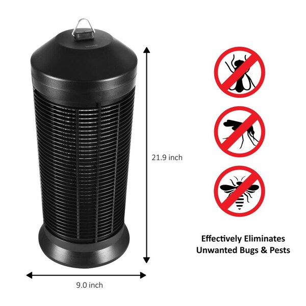 Serenelife Electric Bug Zapper, Indoor/Outdoor Waterproof Plug-In Pest Control - PSLBZ42