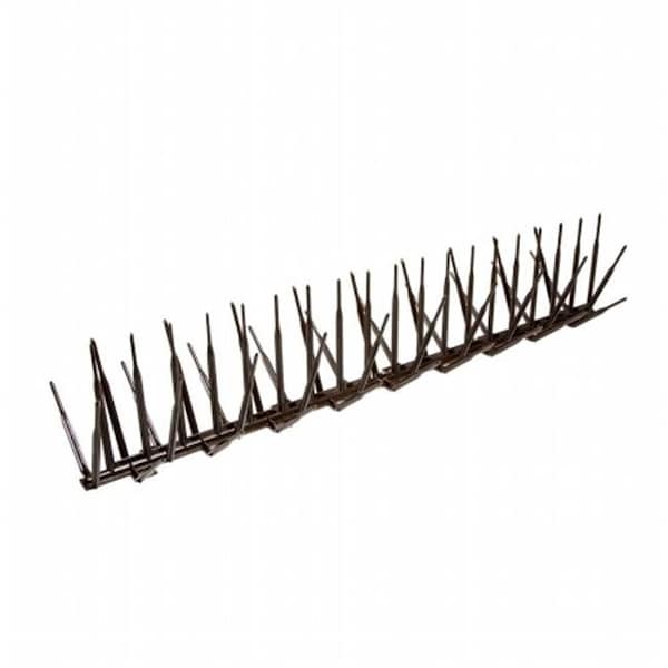 Bird-B-Gone Bird B Gone BBG2000-7-BRN Brown Plastic Bird Spike - 50 ft. x 7 in. - BBG2000-7-BRN