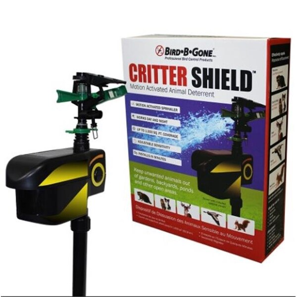 Bird-B-Gone Bird B Gone 244565 Critter Shield Electronic Animal Yard Repeller - 244565