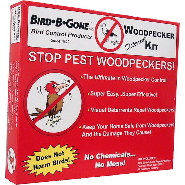 Bird-B-Gone Bird-B-Gone Bird Deterrent Kit For Woodpeckers 5 pk - MMWPKR-KIT