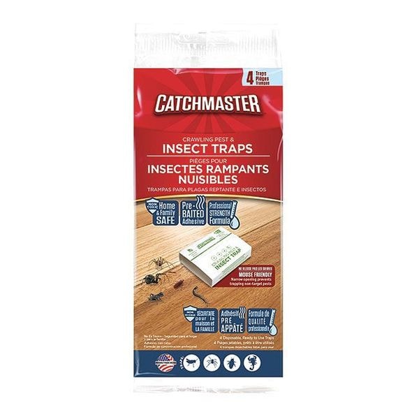 Catchmaster Glue Trap, 7 In. L, 3-1/2 In. W, PK4 - 724