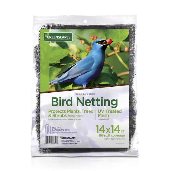Greenscapes Greenscapes 14 ft. L X 14 ft. W 1 pk Bird Netting - 46658