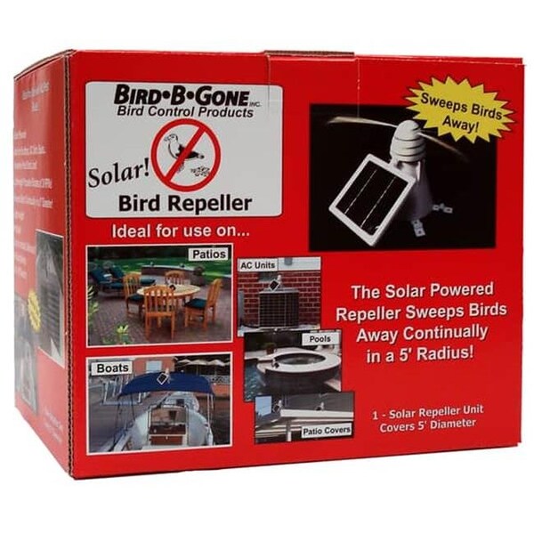 Arett Sales Arett Sales B44 MMRPSLR1 Solar Bird Repeller - B44 MMRPSLR1