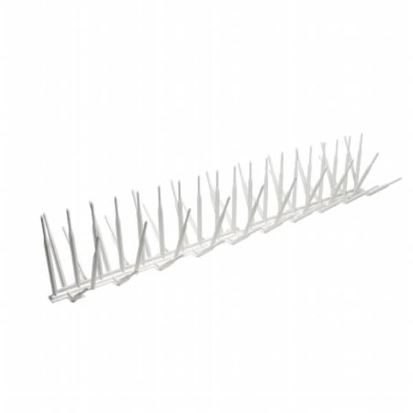 Bird-B-Gone Bird B Gone BBG2000-7-WHT White Plastic Bird Spike - 50 ft. x 7 in. - BBG2000-7-WHT