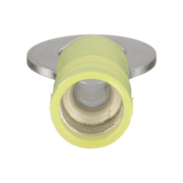 Terminal de anillo de nylon de 12-10 AWG para perno de 1/4", paquete de 500 unidades - PNF10-14R-D