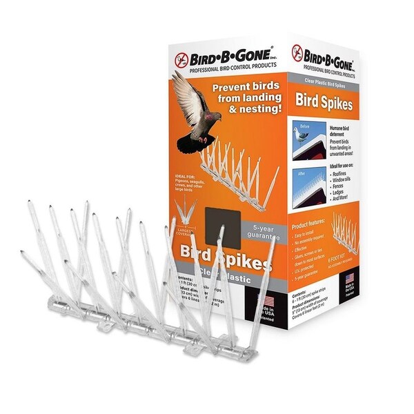 Bird-B-Gone Bird-B-Gone Bird Repelling Spikes For Assorted Species 1 pk - MM2000-5/6