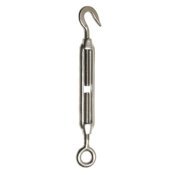 Bird Barrier Netting Turnbuckle, 1/2" L, Silver, PK10 - NT-S100