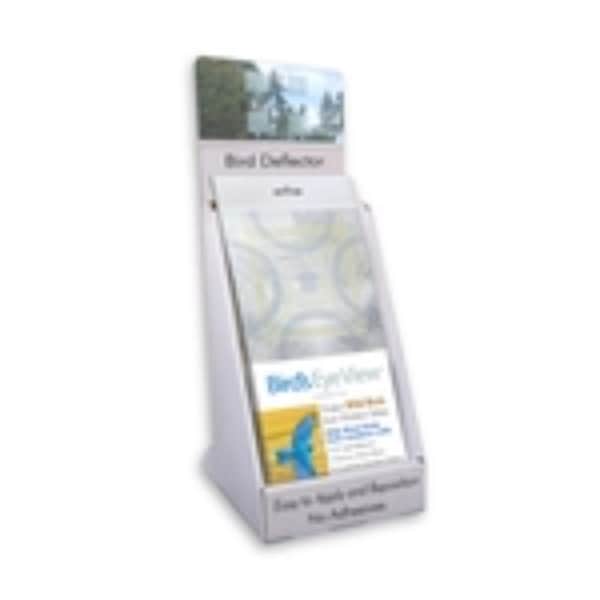 Birds Eye View Artscape Clear Bird Deflector Indoor Window Film 4 in. W X 4 in. L - 02-3706