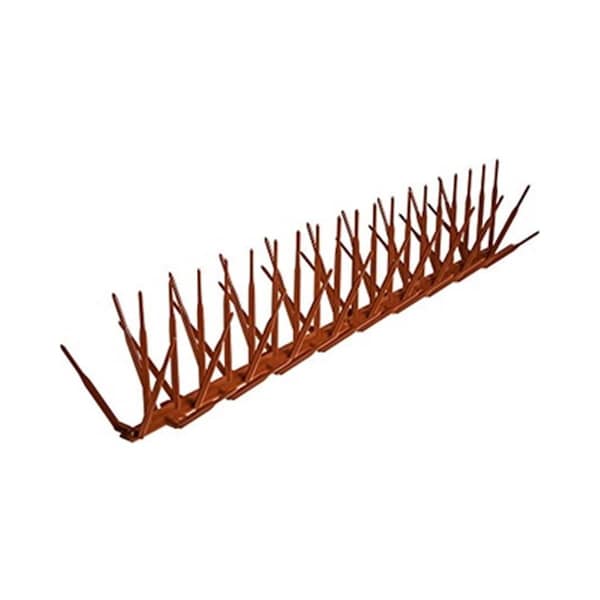 Bird-B-Gone Bird B Gone BBG2000-7BKR-24 Brick Red Plastic Bird Spike - 24 ft. x 7 in. - BBG2000-7BKR/24