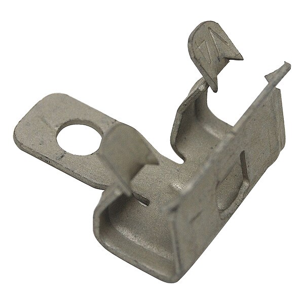 Bird Barrier Netting Bracket, 1-1/2" L, Silver, PK100 - NI-GC30
