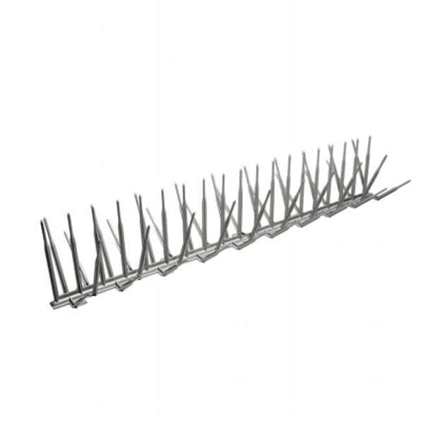 Bird-B-Gone Bird B Gone BBG2000-7-100GRY Light Grey Plastic Bird Spike - 100 ft. x 7 in. - BBG2000-7-100GRY