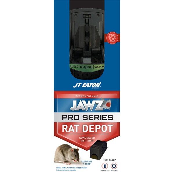 Jt Eaton JAWZ Pro Series Rat Depot Small Concealed Animal Trap for Rats - JT4913